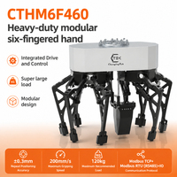 Main robotique industrielle à six doigts CTHM6F460, course de 460 mm, pour la palettisation automatisée en entrepôt et la manutention d'objets lourds