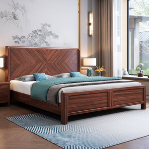 <span class=keywords><strong>Lit</strong></span> de rangement en bois massif de style industriel, ensemble de chambre à coucher moderne de luxe, <span class=keywords><strong>lit</strong></span> double King Size, <span class=keywords><strong>lit</strong></span> en bois massif de luxe - Product Image 2