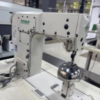 Machine à coudre industrielle professionnelle DS-810 à aiguille simple pour perruques, moteur à chaîne, construction métallique, haute précision, informatisée