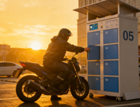 Armoire de remplacement de batteries métallique extérieure IP54 étanche à 8 emplacements pour trottinettes électriques intelligentes, vente en gros, pour marchés de livraison