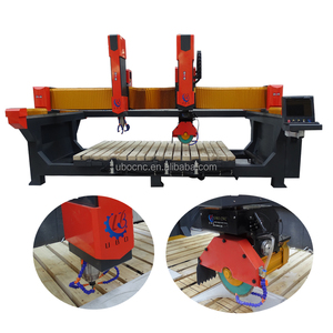 Double Cnc Head Quartz Countertop <strong>Stone</strong> Processing <strong>Machine</strong> CNC Marble Quartz Bridge Saw <strong>Machine</strong> for Wash Basin Countertop