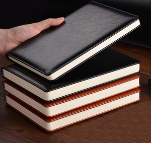 <b>Custom</b> Logo A5 Dot Grid Notebook Elastic Band Closure Faux Leather High Beauty Thickened Lay-Flat Writing Notepad Wholesale - Product Image 3