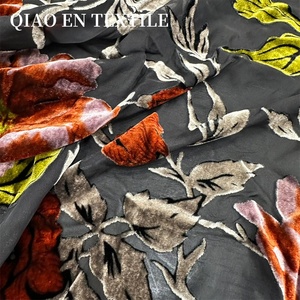 Style chinois nouvelle tendance nationale Satin tissu soie brocart velours soie tissé point pour robe Cheongsam chemise jupe ensemble - Product Image 3