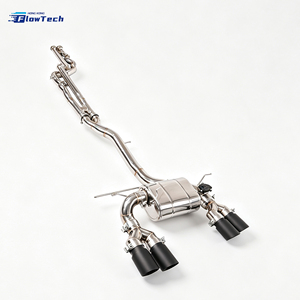 High Performance Valvetronic Catback Exhaust System for BMW F8X F80 M3 M4 3.0T s55 Stainless Steel with Remote Control - Product Image 3