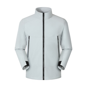 Men's Women's Waterproof <strong>Soft</strong> <strong>Shell</strong> <strong>Hooded</strong> <strong>Jacket</strong> Winter Windproof Warm Fleece Breathable Stand Zipper Appliques Front Chinese - Product Image 5
