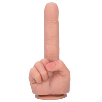 Girlspower Dildo pour doigt en silicone liquide souple, écologique, 100% étanche, en forme d'animal-dragon, 225 mm, jouet sexuel pour adultes pour hommes, couleur chair