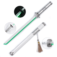 Seal Demon Tang Épée Horizontale Blanc En Bois Led Lumière Jouet Épées pour Cosplay