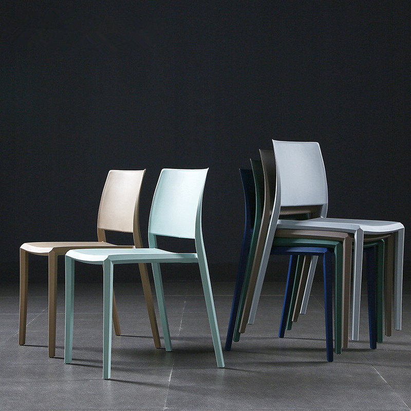 Дешевый пластиковый стул для сада, Штабелируемый уличный стул PP, обеденный стул для отдыха с ручкой