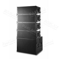 Enceinte Line Array Active Double 10 Pouces avec Module d'Amplification DSP Audio Professionnel pour Système Sonore Pro