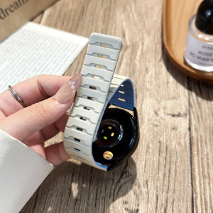 Correa Magnética de Silicona BEEFLYPOWER de 18, 20 y 22 mm de Largo para Reloj Samsung 6 <span class=keywords><strong>Classic</strong></span>/<span class=keywords><strong>Huawei</strong></span> <span class=keywords><strong>Watch</strong></span> GT5 de 46 mm - Product Image 4