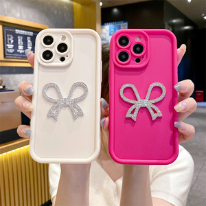 เคสโทรศัพท์กันกระแทกแบบใหม่ หรูหรา ประดับกลิตเตอร์ ลายโบว์เพชร สำหรับ Vivo Y78 Y02 Y17S Y36 Y16 Y51 Y39 V25 V50 - Product Image 2