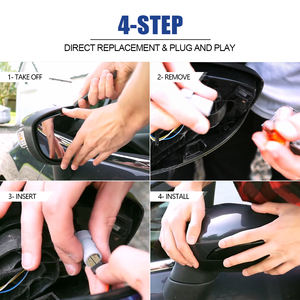 Vente en gros de 2 clignotants séquentiels à LED ambre intégrés au rétroviseur pour <span class=keywords><strong>Ford</strong></span> <span class=keywords><strong>Fiesta</strong></span> Mk7 2008-<span class=keywords><strong>2017</strong></span> B-Max 2012-<span class=keywords><strong>2017</strong></span> - Product Image 5