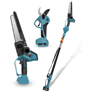 5.5 haute <span class=keywords><strong>branche</strong></span> cisailles 8 pouces haute <span class=keywords><strong>branche</strong></span> scie télescopique électrique sans brosse sécateur scie étendue ensemble pour haute Altitude - Product Image 1