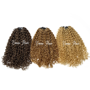 Vmae grezzo spessore vergine 27 18 613 biondo profondo fro crespo crespo <span class=keywords><strong>ricci</strong></span> 3C capelli uncinetto capelli umani Remy <span class=keywords><strong>extension</strong></span> capelli umani - Product Image 2