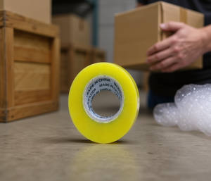 Cinta BOPP de uso general 300x4.5mm con adhesivo acrílico de una sola cara para sellado de cajas, sin residuos, cinta de protección. - Product Image 2