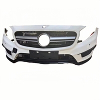 Radiador de montaje de parachoques delantero de segunda mano Original de alta calidad para mercedes-benz GLA45 AMG W156 incluye luz antiniebla CLA
