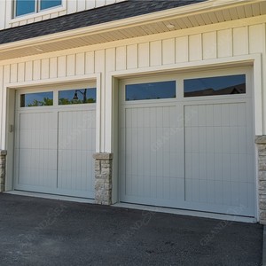 Porte de <span class=keywords><strong>garage</strong></span> résidentielle moderne USA 9x8 avec panneau sandwich, porte de <span class=keywords><strong>garage</strong></span> sectionnelle isolée 8x8 16 pieds x 7 pour maisons - Product Image 5