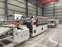 Ligne de production automatique d'extrusion de plaques de panneaux de mousse en PVC solide WPC PETG Forex