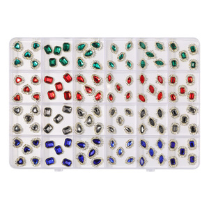 Set <span class=keywords><strong>de</strong></span> 12 Compartimentos <span class=keywords><strong>de</strong></span> Adornos Mixtos para <span class=keywords><strong>Uñas</strong></span>: Serpiente, Corazón, Saturno, Rombo - Accesorios DIY para Arte <span class=keywords><strong>de</strong></span> <span class=keywords><strong>Uñas</strong></span> al por Mayor - Product Image 5