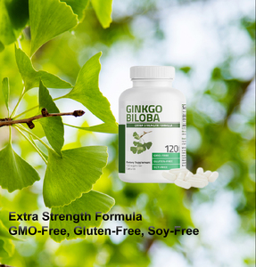 Brain Health Supplement Ginkgo Biloba Herbal Supplement for Brain Function & Memory Support 120 Vegetarian Ginkgo Leaf Capsules - Product Image 5