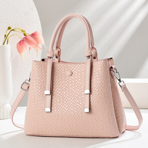 Bolso Tote Clásico para Mujer con Patrón de Cocodrilo, Correa Extraíble y Cierre de Botón en Cuero de Microfibra Beige - Product Image 6