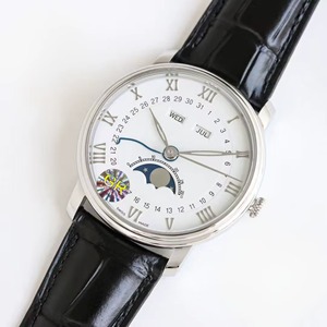 Reloj de Pulsera Mecánico Automático para Hombre, Elegante y Lujoso, con Caja de Acero Inoxidable, Fase Lunar y Multifuncional - Product Image 1