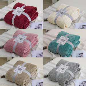 중국 공장 좋은 가격 도매 폴리 에스테르 개인 양털 던지기 담요 슈퍼 소프트 플란넬 담요 - Product Image 4