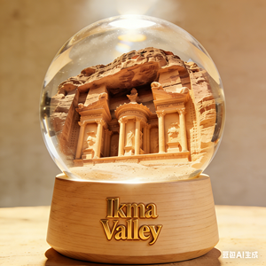 งานฝีมือเรซิ่นแบบกำหนดเอง ของที่ระลึกจากซาอุดีอาระเบีย ประติมากรรมสถาปัตยกรรม สถานที่ท่องเที่ยว ของตกแต่งทรายจริง รูปปั้น ปราสาทมาส์มาร์ค - Product Image 4