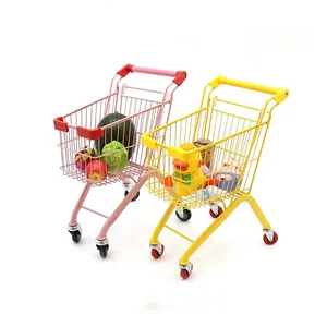 Bambini carrello della spesa supermercato madre e del bambino serie piccolo mini carrello della spesa