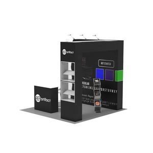 Stan Pameran Dagang Portabel Display 10X10 Stan Pameran Pop Up Konter Promosi Desain Kustom untuk Peralatan Pameran Dagang <span class=keywords><strong>Expo</strong></span> - Product Image 3