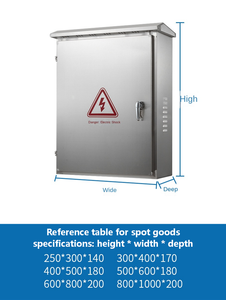 800x1000x200mm Heavy Duty Empty Metal Enclosure Wall Mount Electrical Distribution Cabinet,Empty distribution <b>box</b> - Product Image 6