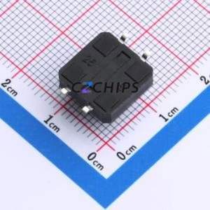 TS016-TBW1EH8.0 Tactile Switch SMD-4P,12x12mm Switch Single Pole Single Throw Round Button 1.8N Vertical Mount - Product Image 2