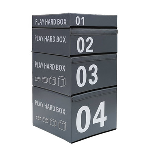 Vente flash <span class=keywords><strong>FREDO</strong></span> FRD-30 Epe Mousse collée à la maille PVC Plionic Battery Fitness Jump Box 75x90cm - Product Image 4