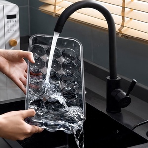 Nueva organización de despensa de cocina Refrigerador de 24 unidades Caja de soporte de contenedor de huevos PET apilable con tapa y escala de tiempo - Product Image 3