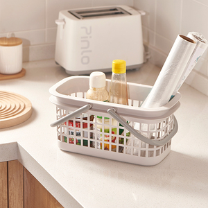 Panier de rangement en plastique PP écologique de bonne qualité pour pique-nique, bain, maison, bureau, petite taille, marque MOMO NATURI, logo personnalisé - Product Image 3