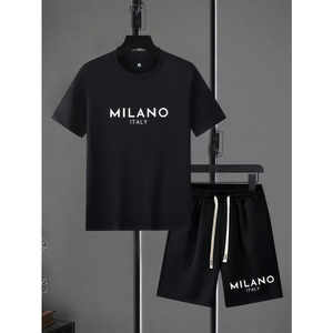 Custom Tracksuits Acid Wash and Destruction Sports Shorts Boxy Style Shorts Full <b>Set</b> of T-Shirts DTG Men's T-Shirt <b>Sets</b> - Product Image 4