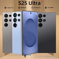 Smartphones S25 Ultra de Haute Qualité, Nouvelle Version Globale, 16 Go + 1 To, 5G, Double SIM, Téléphone Portable