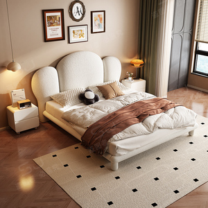 Juego de Dormitorio Rosa de Ensueño para Niñas, Cama Doble de Madera de Lujo con Cabecera en Forma de Corazón, Cama Tapizada para Hoteles, Villas, Apartamentos y Almacenes - Product Image 4