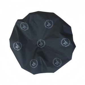 Gran oferta <span class=keywords><strong>de</strong></span> gorros <span class=keywords><strong>de</strong></span> ducha <span class=keywords><strong>de</strong></span> plástico reutilizables PEVA negros <span class=keywords><strong>de</strong></span> lujo, gorro <span class=keywords><strong>de</strong></span> <span class=keywords><strong>baño</strong></span> impermeable ecológico para limpieza - Product Image 3
