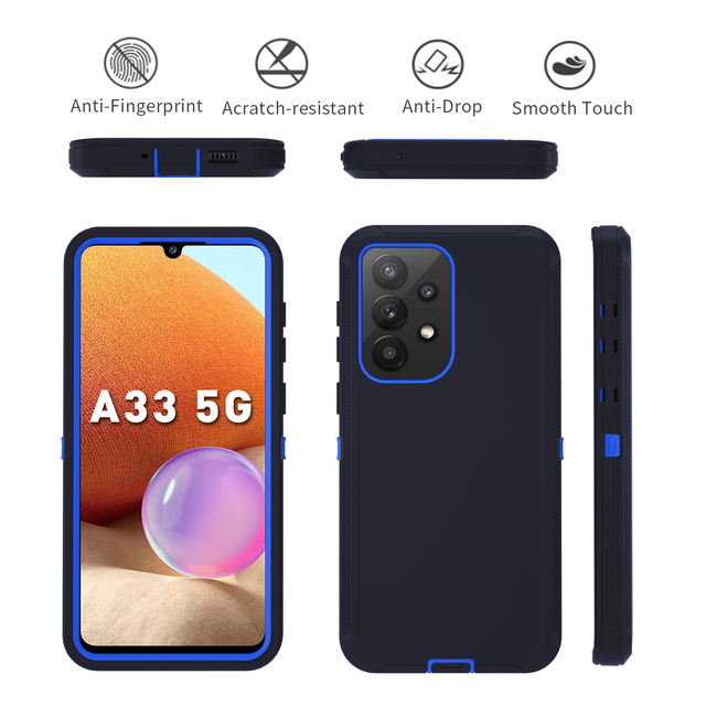 Best Quality Wholesale Designer Back Cover for Samsung Galaxy A33 Multi Colors Defender Case for Samsung A33