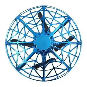 LED luce sensore di movimento Mini palla volante Drone piccolo UFO giocattolo azionato a mano RC elicottero giocattoli per bambini