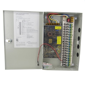 Fuente de Alimentación Centralizada para Cámaras de <span class=keywords><strong>CCTV</strong></span> de <span class=keywords><strong>240W</strong></span> <span class=keywords><strong>12V</strong></span> <span class=keywords><strong>20A</strong></span> 9 Canales 18 Canales para Exteriores - Product Image 2