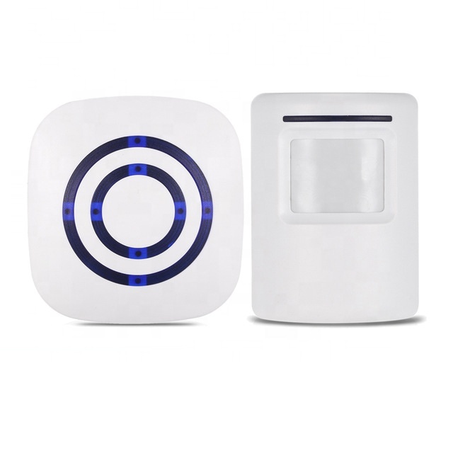 Wireless PIR Motion Sensor Doorbell 38 Chime Volume Adjustment Long Transmission Range Door Bell