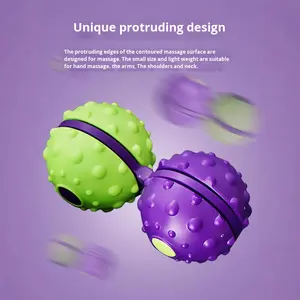 Venta al por mayor plástico dedo Spinner zanahoria bola mano Dispositivo de alivio para el manejo del estrés conectado masaje Spinner Fidget Spinners - Product Image 2