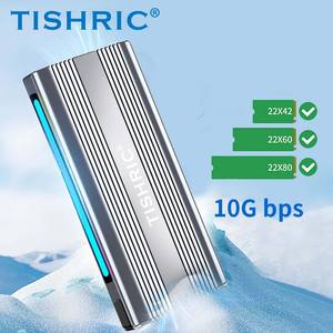 TISHRIC SSD机箱<span class=keywords><strong>M</strong></span>.2 NVME/NGFF RGB机箱便携式硬盘盒类型c/3.1固态硬盘双协议硬盘盒，适用于笔记本电脑454 - Product Image 2