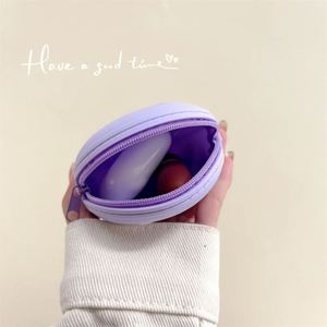 Mini Unisex Customized Silicone Coin <b>Key</b> <b>Purse</b> Wallet Cute Kawaii Earphone Bag Case with Leopard Pattern for Kids & Women Ladies - Product Image 6