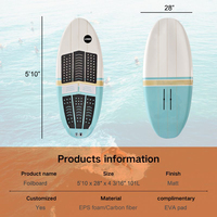 Planche en fibre de carbone pour hydrofoil, durable et légère, pour SUP et Wingfoil