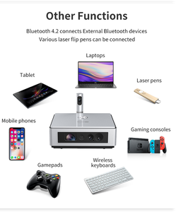 Proyector interactivo Smart Touch Proyector educativo Win10 OS compatible con 4K 20000ANSI - Product Image 2