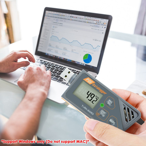 Hot Selling Plastic Digital PDF Excel Report USB Datalogger LCD Display <b>Temperature</b> Humidity Barometric Pressure Waterproof - Product Image 4