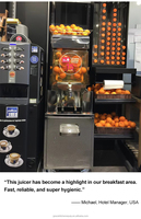 Genade Automatische Sinaasappelsapmaker Machine Met Kraan: Efficiënte Commerciële Citrusafzuiger Voor Versheid
